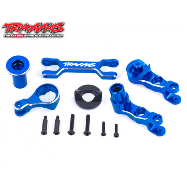 Traxxas Steering Bellcranks Set Alu Blue X-Maxx