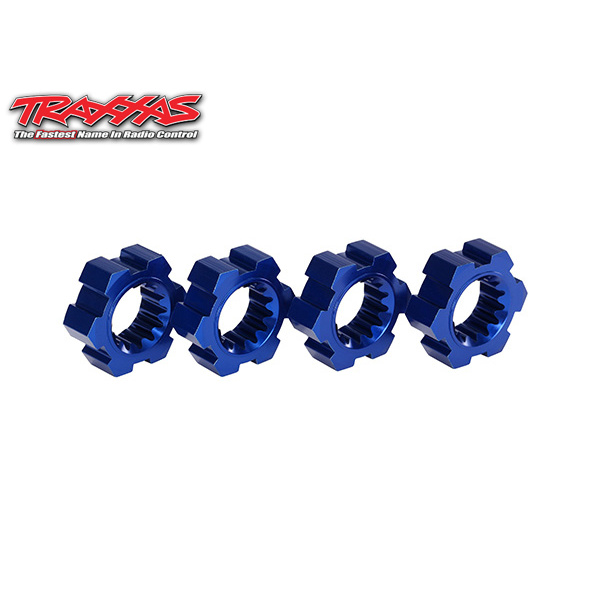 Traxxas Wheel Hubs Alu Blue (4 stk.) X-Maxx, XRT