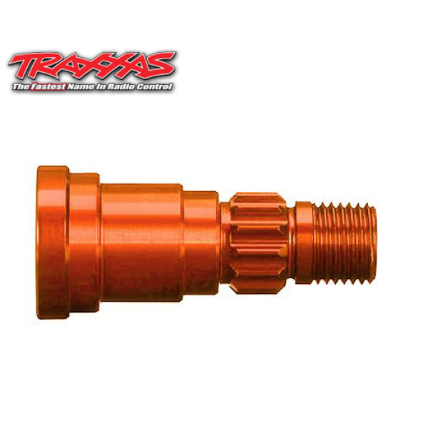 Traxxas Stub Axle Alu Orange